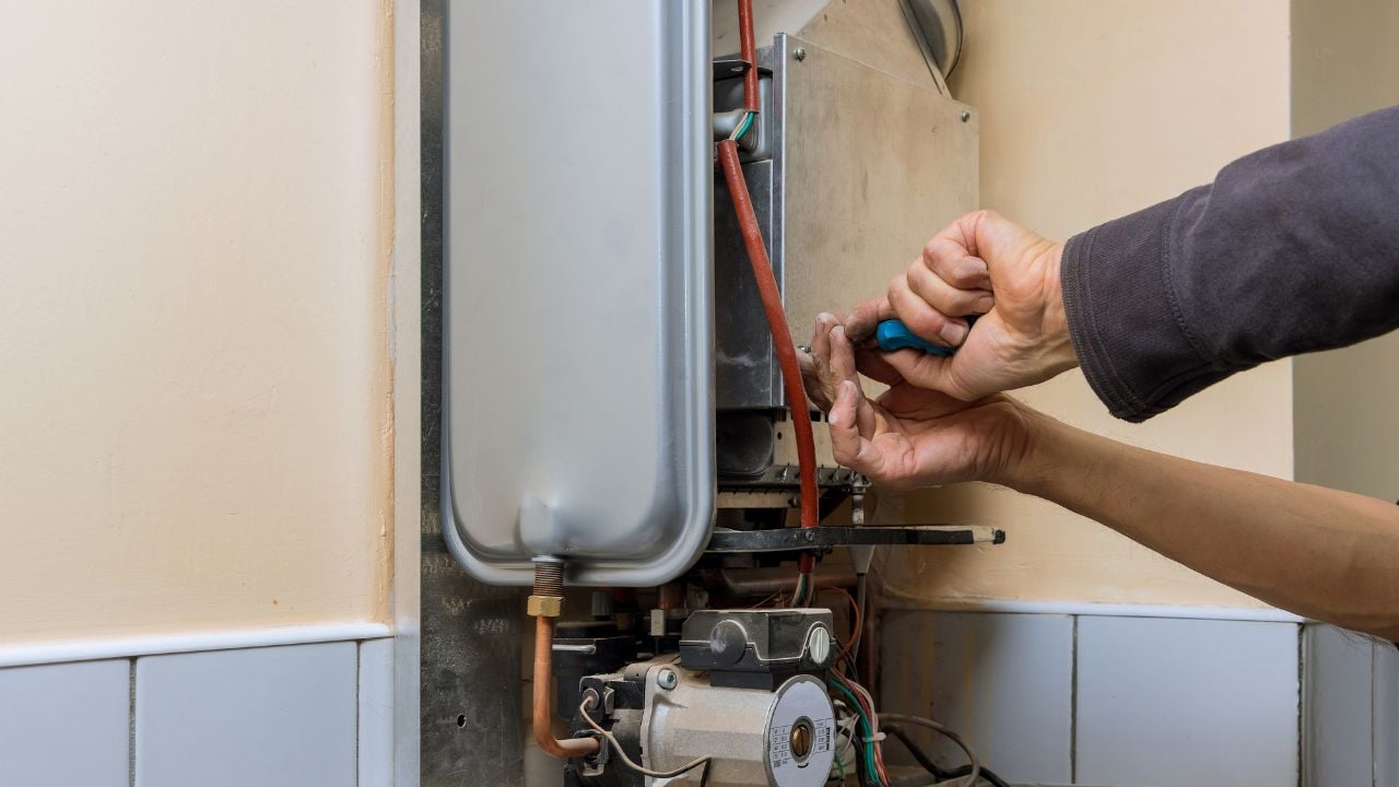 tankless water heater descaling maintenance service