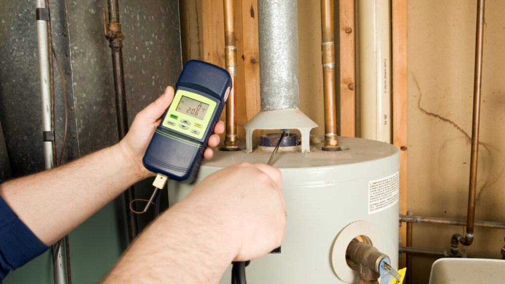 gas water heater venting problems carbon monoxide